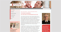 Desktop Screenshot of ehe-familie-kirche.de